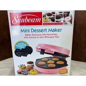 Sunbeam FPSBCMM901 Mini-Cupcake Maker Pink New